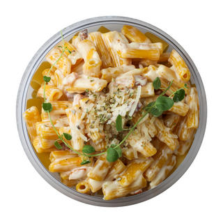 Մակարոն գազարով և Կարբոնարա սոուսով