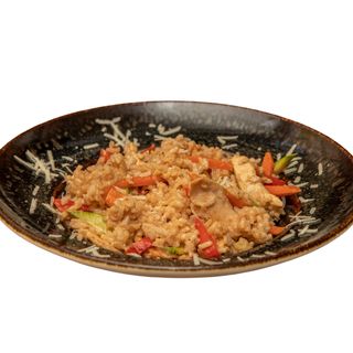 Ризото с пиле и зеленчуци