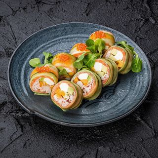 ШЕФ рол без рису з авокадо, лососем і вершковим сиром