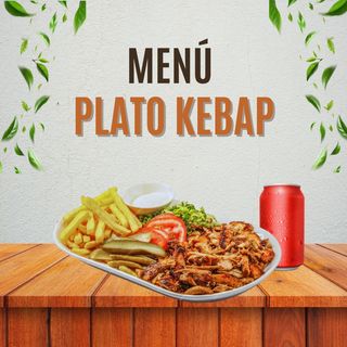 Menú Plato Kebab