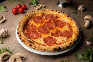 Pizza Salami 26cm - D