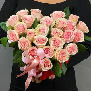 цветы Букет Сердце любви