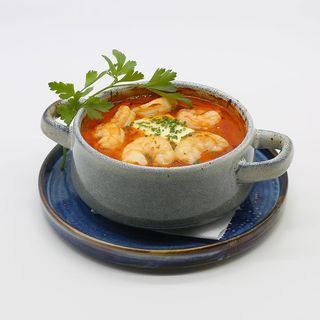 SAGANAKI CU CREVEȚI