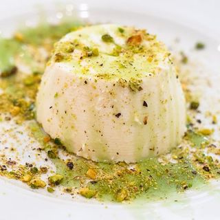 Panna Cotta De Crema De Pistachos