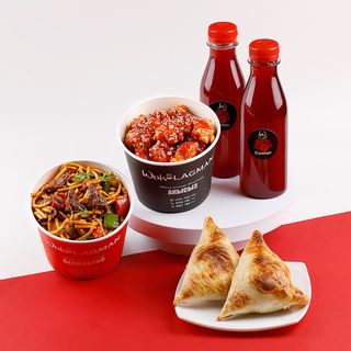 Комбо микс  "Босо лагман и Курица в кисло-сладком соусе"