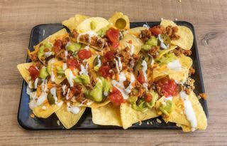 Ricos nachos al forno family