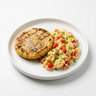 Arepa Con Huevos Pericos