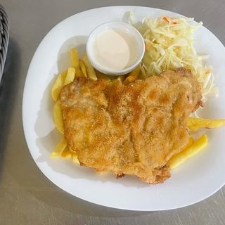 Kotlet schabowy + frytki