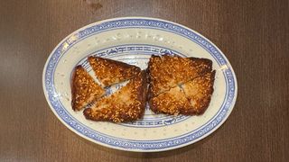 6-Toast di gamberi con sesamo