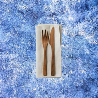 Kit di posate: forchetta, coltello e tovagliolo