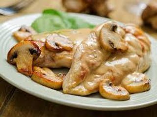Émincé De Poulet Aux Champignons Frais