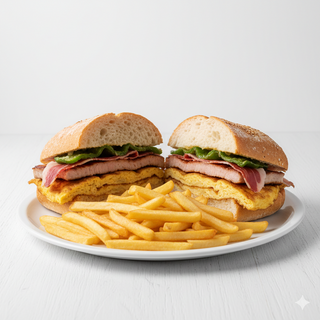 Bocadillo De Serranito Completo + Patata