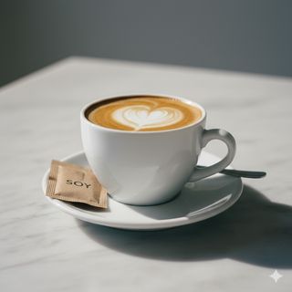 Caffè macchiato di soia