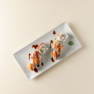 Uramaki Rainbow Roll (8 Uds.)