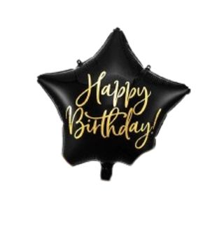 Balon z helem Happy Birthday
