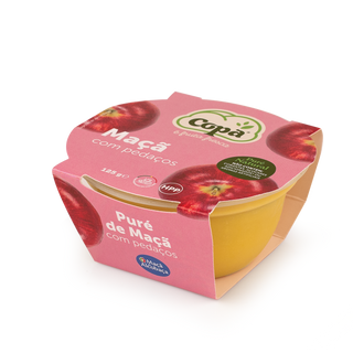 Puré Maçã com pedaços de Maçã 125gr