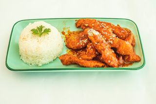 Курица в соусе sweet chilli
