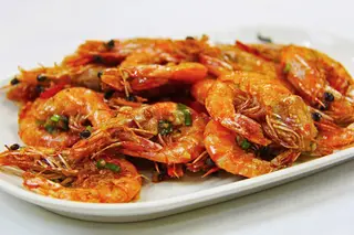 Gambas a la plancha