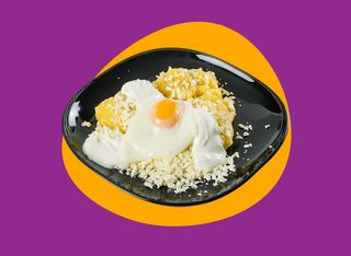 Mamaliguta cu branza si smantana