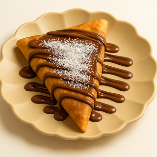 Crep Con Nutella Y Coco Rallado