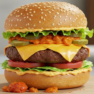 Mango Spicy Burger