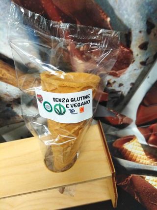 Cialda vegana e senza glutine