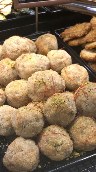 Polpette di pesce e verdure