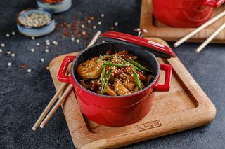 ნუდელსი კრევეტებით