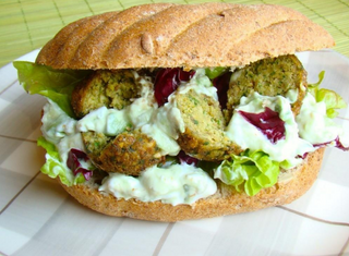 Panino falafel