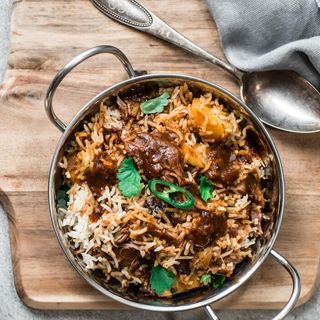 Lamb Dum Biryani - Medium Pack (650 ML) + 1 Drink