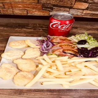 Menú Plato De Nuggets De Pollo