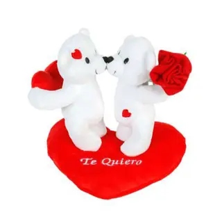 PAREJA OSITOS CORAZÓN 16 cm