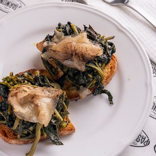 Bruschetta Lardo e Cime di Rapa