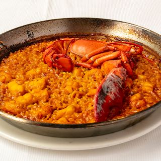 Arroz con bogavante. 