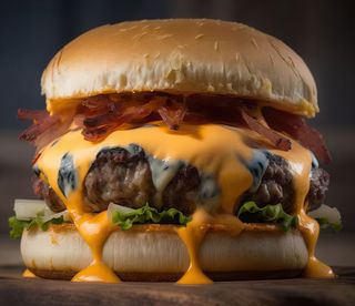 Super burguer chedar