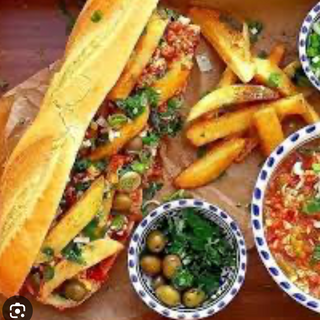 Baguette Merguez Œuf