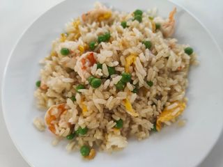 45. Riso con gamberi