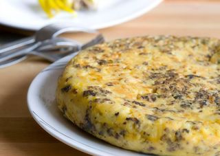 Pincho de Tortilla de morcilla de matanza