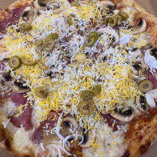 Pizza Bacon Y Champiñones (18 Cm.)