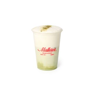 Iced matcha latte