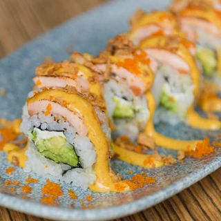 Uramaki de Flamed Shake Crispy Onion  (8 Uds.)