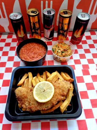 Ryba Miruna Smażona w Panierce  