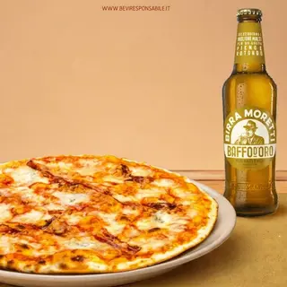 Pizza Gorgolo & Moretti Baffo Oro