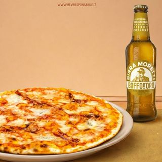 Pizza Gorgolo & Moretti Baffo Oro