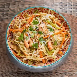Nouilles sautées aux Crevettes