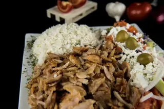 Plato con Arroz(Basmati).