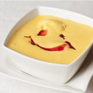 Mango Cream With Vanilla Ice Cream