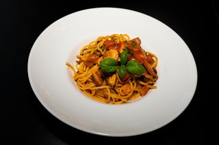 Spaghete cu fructe de mare
