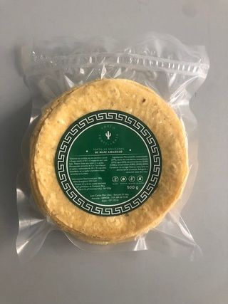Tortilla Taxco Tortillería, Maiz Amarillo, Sin Gluten, 500G, 15Cm