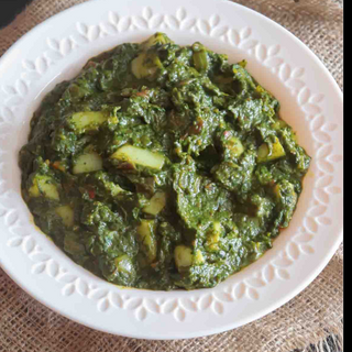 Saag Aloo (Opción Vegana)